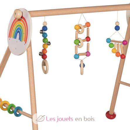 Portique d'activités arc-en-ciel GK65351 Goki 2