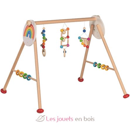 Portique d'activités arc-en-ciel GK65351 Goki 1