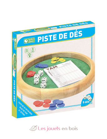 Piste de dés en bois JJ66470 Jeujura 2