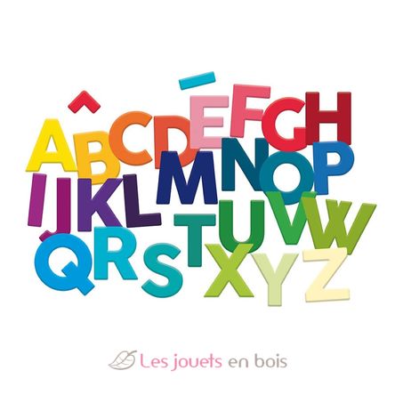 Magnets alphabet majuscule 77 pcs V6705 Vilac 4
