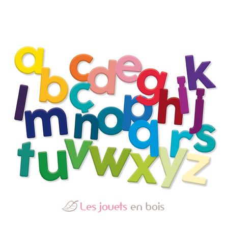 Magnets alphabet minuscule 80 pcs V6706 Vilac 4