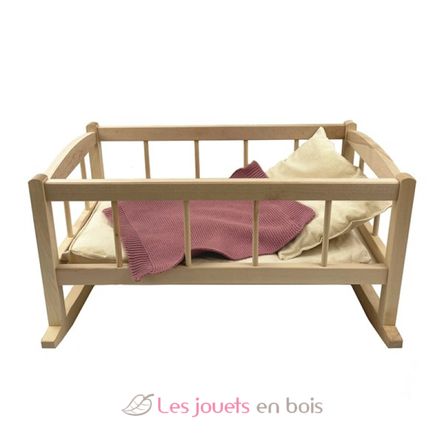 Berceau en bois avec couverture tricot EG700154CU Egmont Toys 1