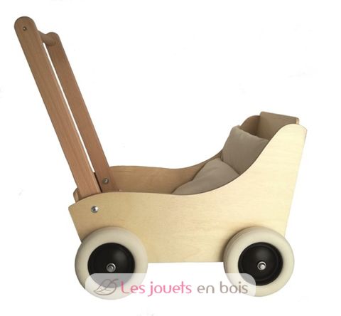 Landau en hêtre avec tissu naturel EG700208 Egmont Toys 1