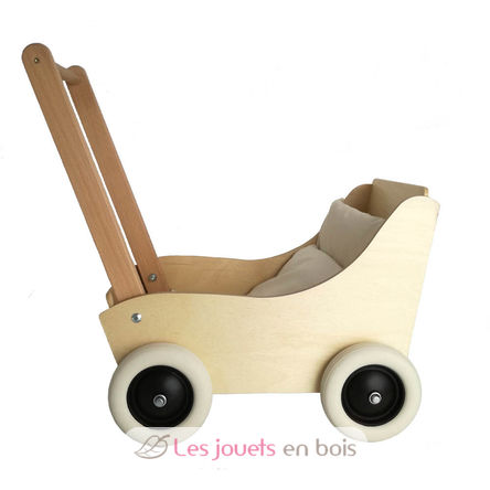 Landau en hêtre avec tissu naturel EG700208 Egmont Toys 1