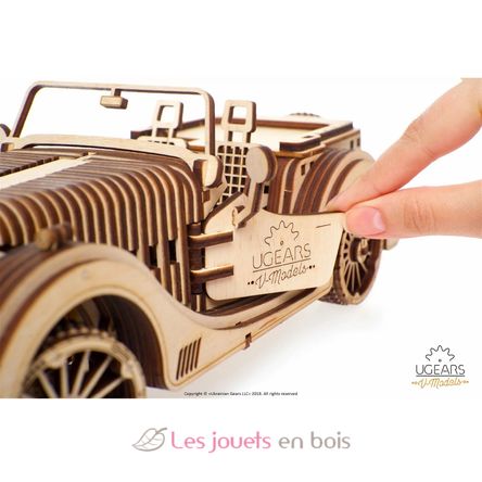 Puzzle 3D Roadster VM-01 U-70052 Ugears 2