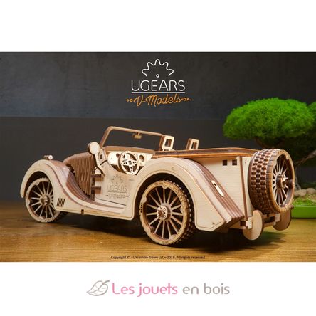 Puzzle 3D Roadster VM-01 U-70052 Ugears 7
