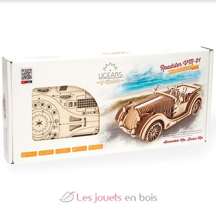 Puzzle 3D Roadster VM-01 U-70052 Ugears 8