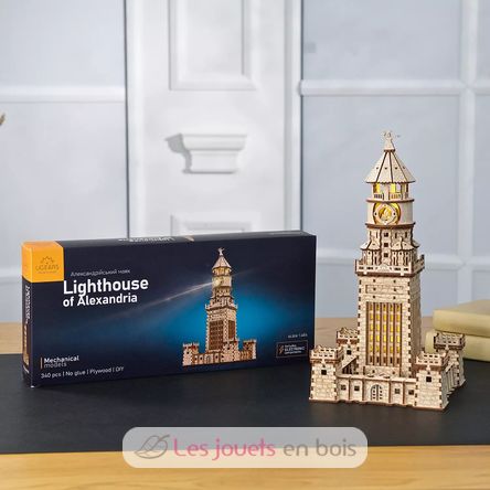 Puzzle 3D Phare d'Alexandrie U-70254 Ugears 10