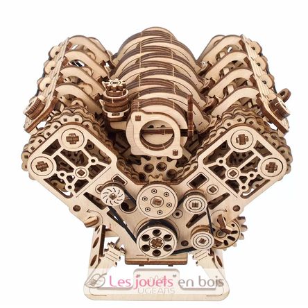 Puzzle 3D Moteur V8 U-70264 Ugears 3