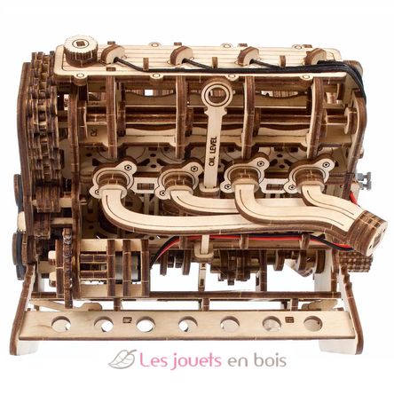 Puzzle 3D Moteur V8 U-70264 Ugears 6