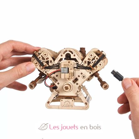 Puzzle 3D Moteur V8 U-70264 Ugears 8