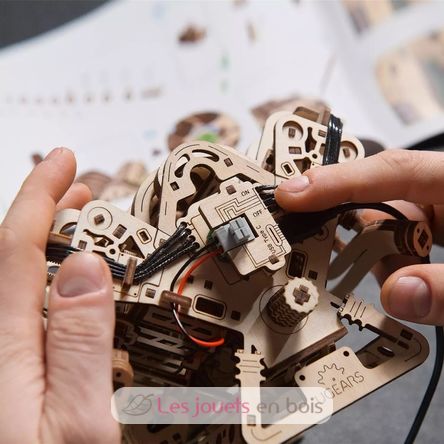 Puzzle 3D Moteur V8 U-70264 Ugears 12