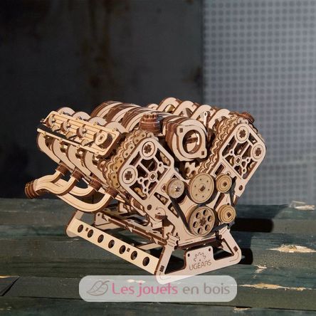 Puzzle 3D Moteur V8 U-70264 Ugears 16
