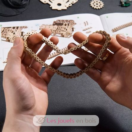 Puzzle 3D Moteur V8 U-70264 Ugears 11