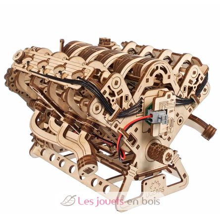 Puzzle 3D Moteur V8 U-70264 Ugears 2
