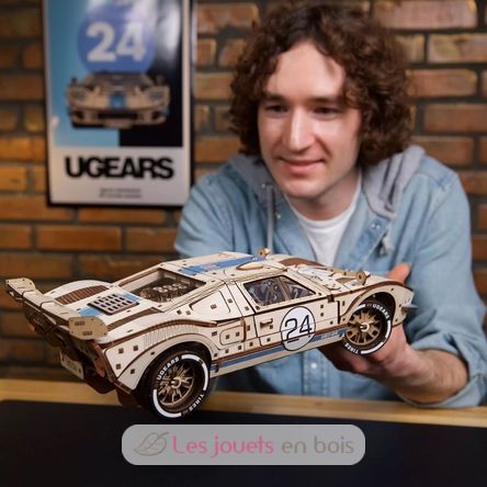 Puzzle 3D UGT-24 Voiture d'Endurance U-70267 Ugears 11