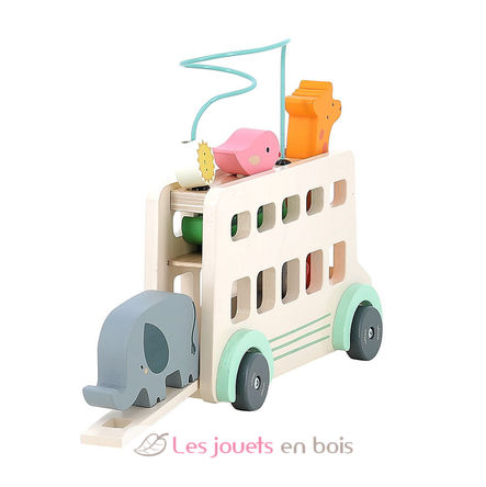Jeu d’éveil en bois Bus’Animo V7106 Vilac 5