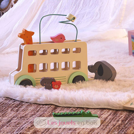 Jeu d’éveil en bois Bus’Animo V7106 Vilac 8
