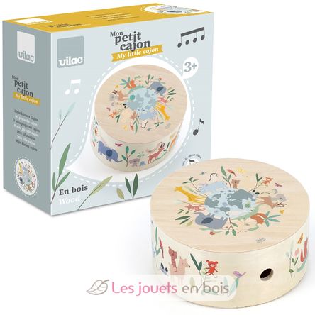 Tambour animaux du monde Sarah Betz V7113 Vilac 6