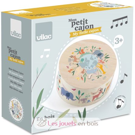 Tambour animaux du monde Sarah Betz V7113 Vilac 5