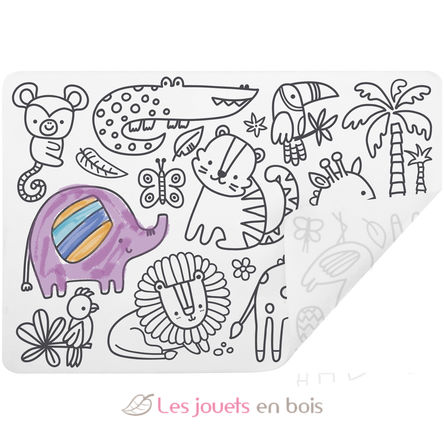 Set de table à colorier - Savane UL7116 Ulysse 1