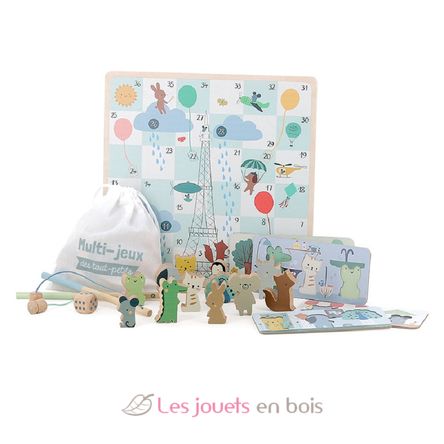 Coffret multi-jeux des tout-petits Sarah Betz V7117 Vilac 1