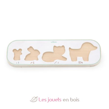 Encastrement J’apprends à compter les animaux V7118 Vilac 3