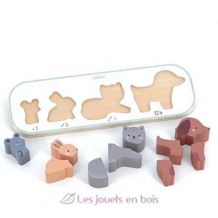 Encastrement J’apprends à compter les animaux V7118 Vilac 4