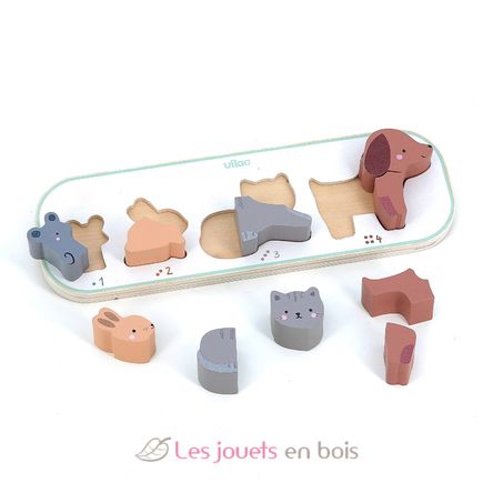 Encastrement J’apprends à compter les animaux V7118 Vilac 5