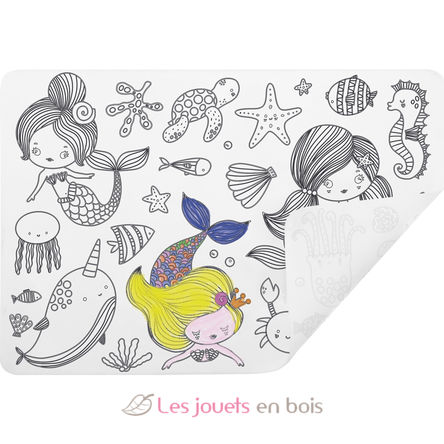 Set de table à colorier - Sirène UL7119 Ulysse 1