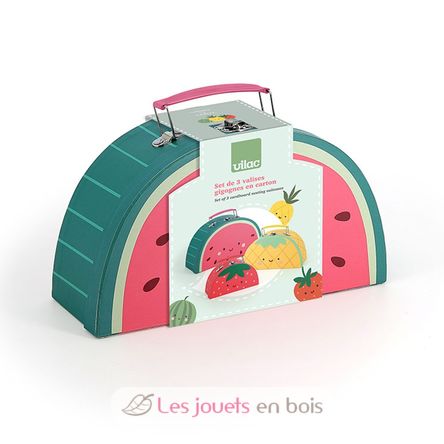 Set de 3 valisettes fruits gourmands V7122 Vilac 3