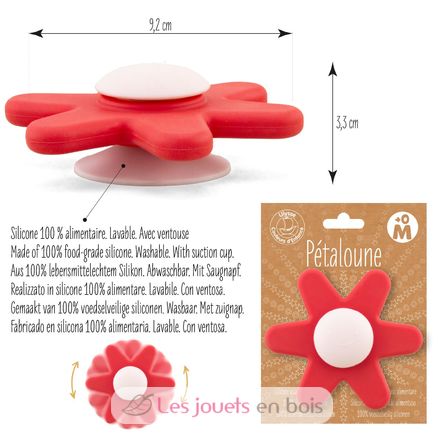 Spinner fleur Pétaloune rouge UL7126 Tiger Tribe 3