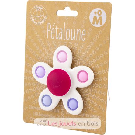 Spinner fleur Pétaloune Pop blanche UL7127 Tiger Tribe 5