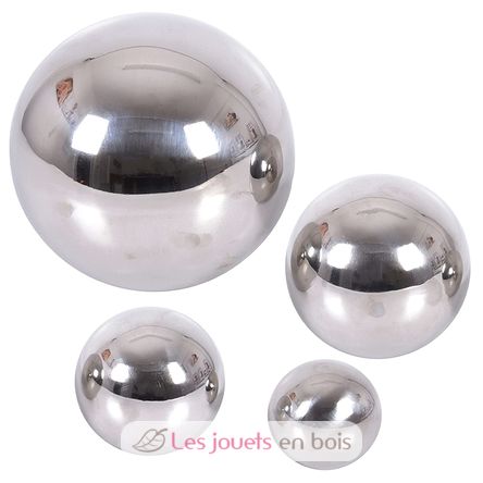 4 Balles réfléchissantes argentées TK-72201 TickiT 1