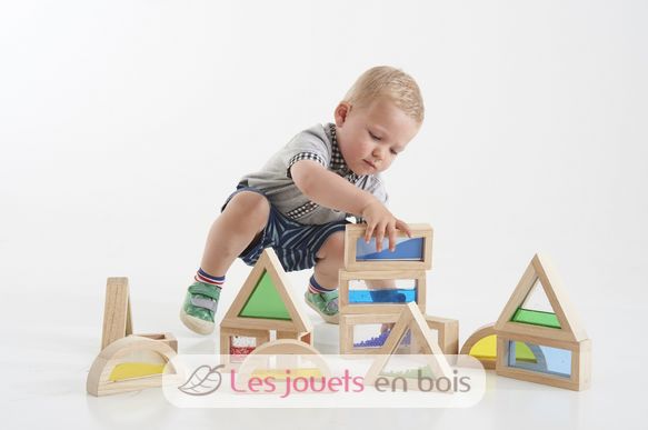 Set de 16 blocs sensoriels - TickiT 73281 - Découvrir le monde en couleurs