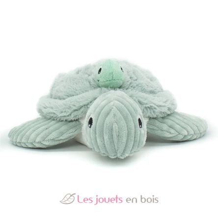 Peluche maman bébé tortue menthe DE73503 Les Déglingos 6