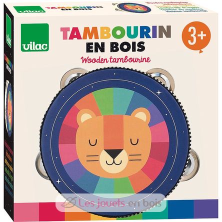 Tambourin arc-en-ciel Andy Westface V7408 Vilac 5