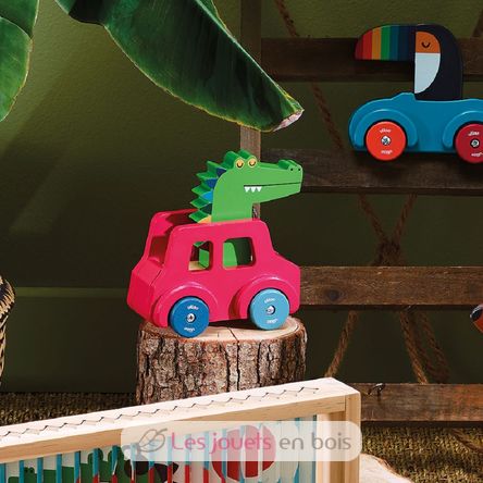 Voiture pouet pouet Crocodile V7426G Vilac 4