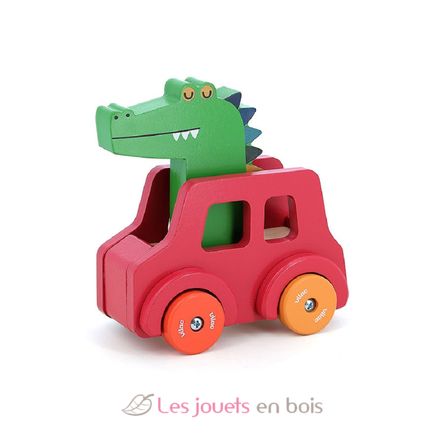 Voiture pouet pouet Crocodile V7426G Vilac 3