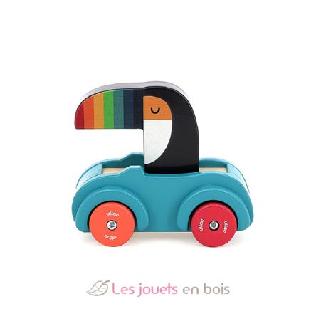 Voiture pouet pouet Toucan V7426K Vilac 2