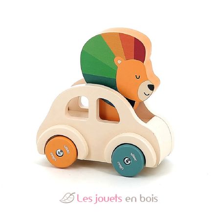 Voiture pouet pouet Lion V7426Y Vilac 1