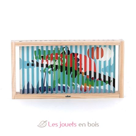 Puzzle 4D Les animaux V7427 Vilac 2