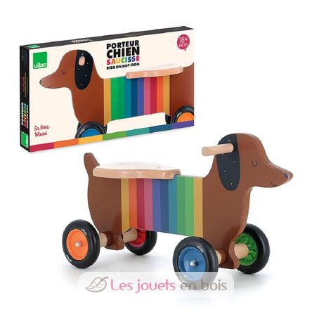Porteur chien multicolore V7428 Vilac 6