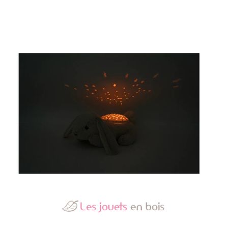 Peluche veilleuse projecteur d'étoiles Lapin CloudB-7473-BB Cloud b 6