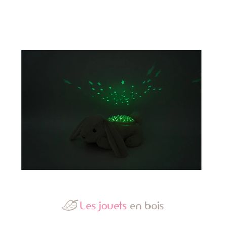 Peluche veilleuse projecteur d'étoiles Lapin CloudB-7473-BB Cloud b 5