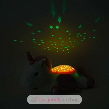 Peluche veilleuse projecteur d'étoiles Licorne CloudB-7473-WUN Cloud b 4