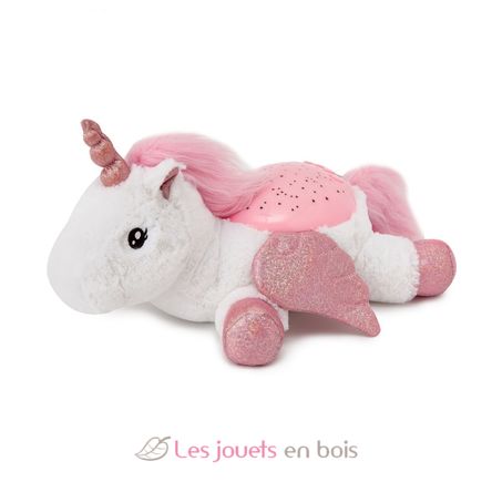 Peluche veilleuse projecteur d'étoiles Licorne CloudB-7473-WUN Cloud b 1