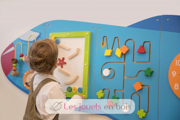 Panneau d'activités mural Avion TK-76083 Viga Toys 2