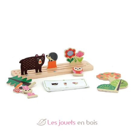 Jeu de logique en bois La forêt V7634 Vilac 4
