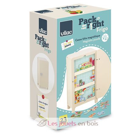 Jeu de logique en bois Le Frigo V7640 Vilac 6